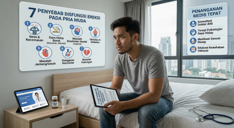 7 Penyebab Disfungsi Ereksi di Usia Muda dan Penanganan Tepatnya
