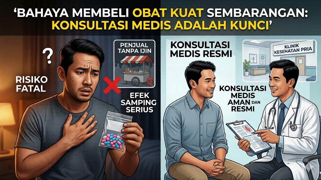 Bahaya Obat Kuat Sembarangan & Solusi Medis | Man Clinic