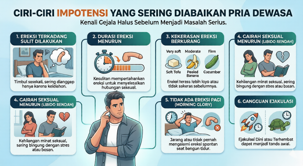 5 Ciri-ciri Impotensi Pria Dewasa & Solusi Medis | Man Clinic