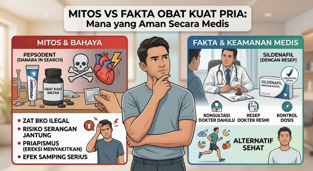 Mitos vs Fakta Obat Kuat Pria Secara Medis | Man Clinic