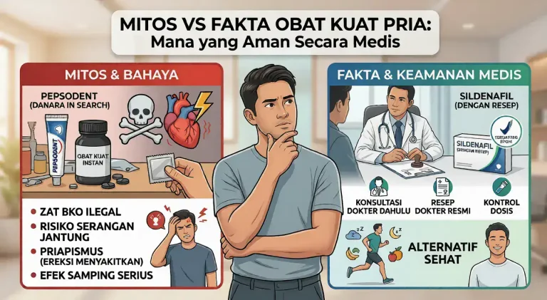 Mitos vs Fakta Obat Kuat Pria: Mana yang Aman Secara Medis?
